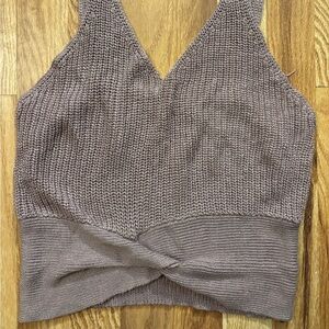 Forever 21 lilac Knit Tank Top